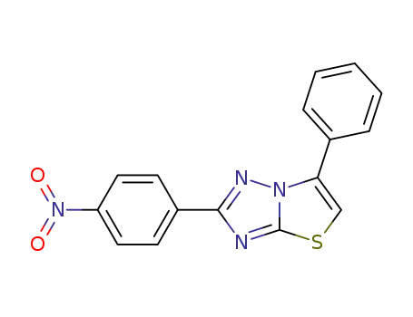 2-p-nitrophenyl-5-phenylthiazolo<3,2-b>-s-triazole