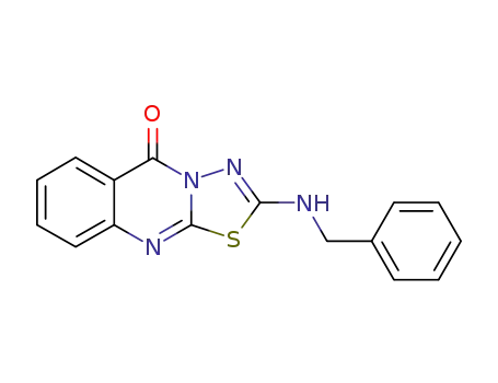 2-Benzylamino-1-thia-3,3a,9-triaza-cyclopenta[b]naphthalen-4-one