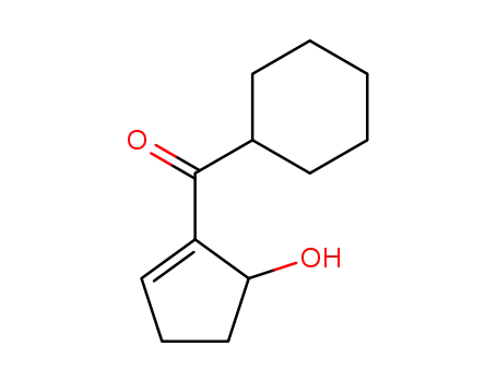 Molecular Structure of 88738-11-8 (Methanone, cyclohexyl(5-hydroxy-1-cyclopenten-1-yl)-)