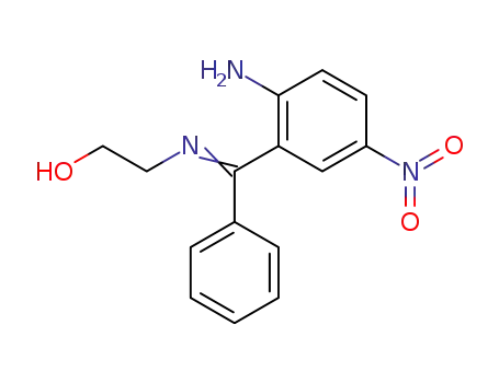 Ethanol, 2-[[(2-amino-5-nitrophenyl)phenylmethylene]amino]-