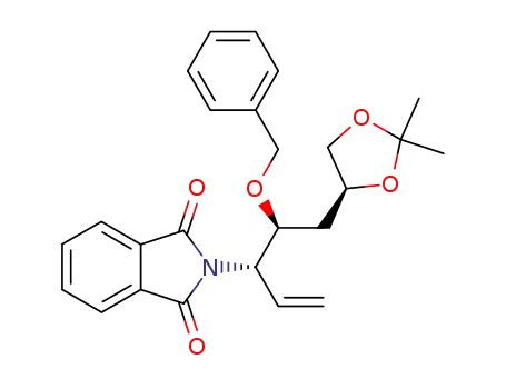 (2S,4S,5S)-4-O-Benzyl-1,2-O-isopropylidene-5-phthalimido-6-heptene-1,2,4-triol