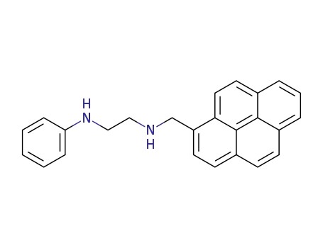 Molecular Structure of 127856-94-4 (N-Phenyl-N'-pyren-1-ylmethyl-ethane-1,2-diamine)