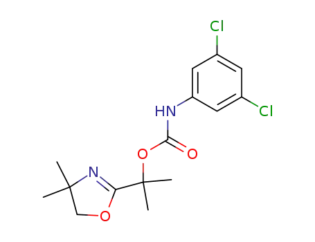 Carbamic acid, (3,5-dichlorophenyl)-,
1-(4,5-dihydro-4,4-dimethyl-2-oxazolyl)-1-methylethyl ester