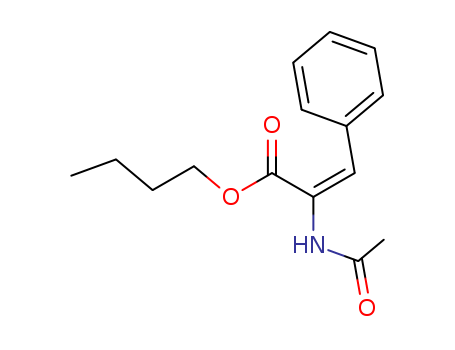 Molecular Structure of 112667-58-0 (2-Propenoic acid, 2-(acetylamino)-3-phenyl-, butyl ester, (E)-)