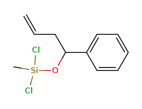 Molecular Structure of 141186-02-9 (Silane, dichloromethyl[(1-phenyl-3-butenyl)oxy]-)