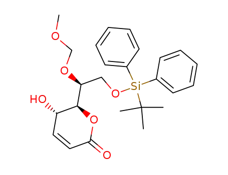 (5S,6S)-6-[(S)-2-(tert-Butyl-diphenyl-silanyloxy)-1-methoxymethoxy-ethyl]-5-hydroxy-5,6-dihydro-pyran-2-one