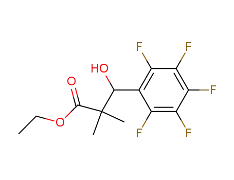 ethyl α,α-dimethyl-β-pentafluorophenylhydracrylate