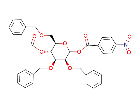 4-O-acetyl-2,3,6-tri-O-benzyl-1-O-p-nitrobenzoyl-D-mannopyranose