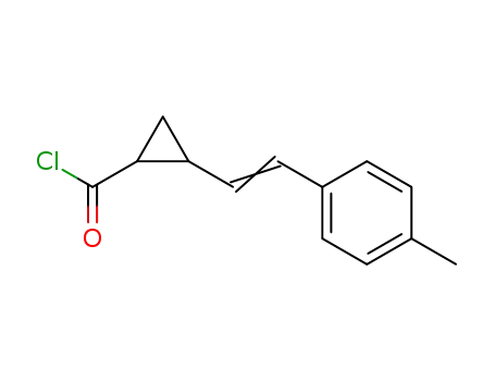 2-((E)-2-p-Tolyl-vinyl)-cyclopropanecarbonyl chloride