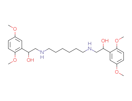 Molecular Structure of 141381-40-0 (N,N'-bis<2-hydroxy-2-(2,5-dimethoxyphenyl)ethyl>-hexamethylenediamine)