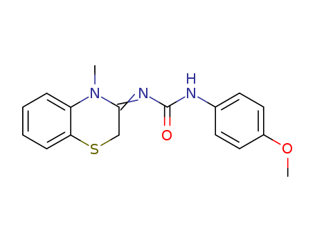 (1Z)-3-(4-METHOXYPHENYL)-1-(7-METHYL-10-THIA-7-AZABICYCLO[4.4.0]DECA-1 ,3,5-TRIEN-8-YLIDENE)UREA