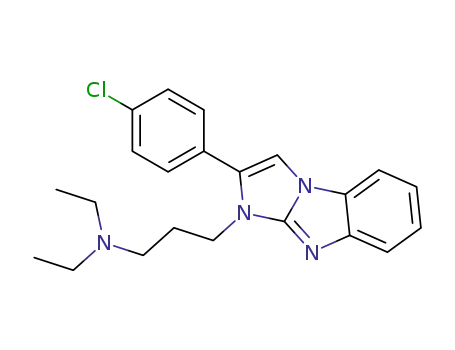 N-{3-[2-(4-chlorophenyl)-1H-imidazo[1,2-a]benzimidazol-1-yl]propyl}-N,N-diethylamine