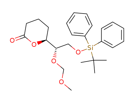 (S)-6-[(S)-2-(tert-Butyl-diphenyl-silanyloxy)-1-methoxymethoxy-ethyl]-tetrahydro-pyran-2-one