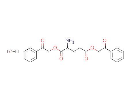 Molecular Structure of 135263-62-6 (diphenacyl glutamate hydrobromide)