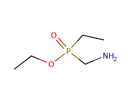 Molecular Structure of 89175-74-6 (Phosphinic acid, (aminomethyl)ethyl-, ethyl ester)