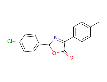 5(2H)-Oxazolone, 2-(4-chlorophenyl)-4-(4-methylphenyl)-