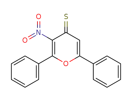 3-nitro-2,6-diphenyl-4H-pyran-4-thione