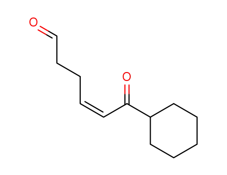Molecular Structure of 88738-17-4 (4-Hexenal, 6-cyclohexyl-6-oxo-)