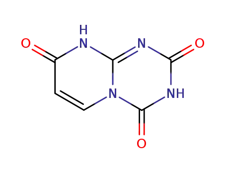 Molecular Structure of 117056-92-5 (9H-Pyrimido[1,2-a][1,3,5]triazine-2,4,8-trione)