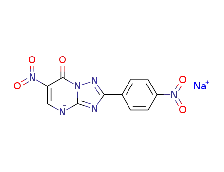 [1,2,4]Triazolo[1,5-a]pyrimidin-7(1H)-one, 6-nitro-2-(4-nitrophenyl)-,
sodium salt