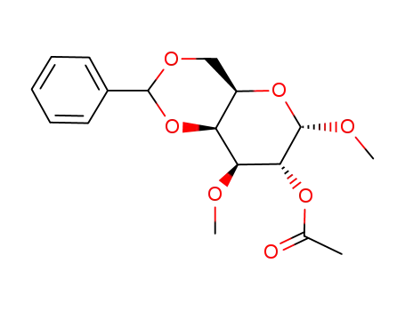 methyl 2-O-acetyl-4,6-O-benzylidene-3-O-methyl-α-D-galactopyranoside