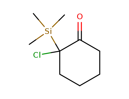 Cyclohexanone, 2-chloro-2-(trimethylsilyl)-