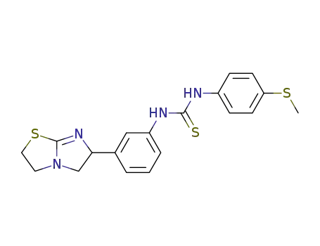 1-(4-Methylsulfanyl-phenyl)-3-[3-(2,3,5,6-tetrahydro-imidazo[2,1-b]thiazol-6-yl)-phenyl]-thiourea