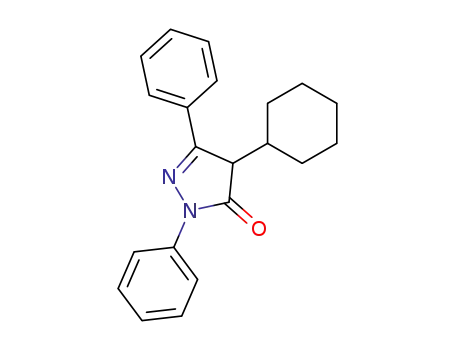 2,5-diphenyl-4-cyclohexyl-2,4-dihydro-3H-pyrazol-3-one