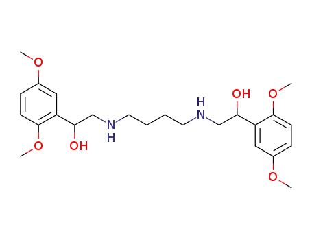 Molecular Structure of 141367-31-9 (N,N'-bis<2-hydroxy-2-(2,5-dimethoxyphenyl)ethyl>-tetramethylenediamine)