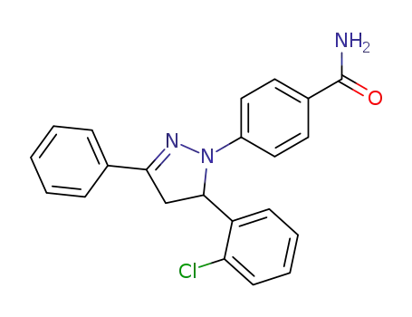 Benzamide,
4-[5-(2-chlorophenyl)-4,5-dihydro-3-phenyl-1H-pyrazol-1-yl]-