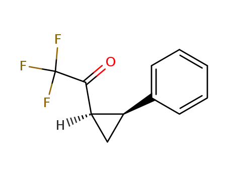 Ethanone, 2,2,2-trifluoro-1-(2-phenylcyclopropyl)-, (1S-cis)- (9CI)