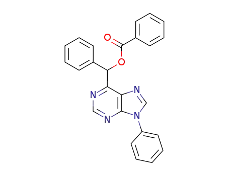 α,9-diphenyl-9H-purin-6-ylmethyl benzoate