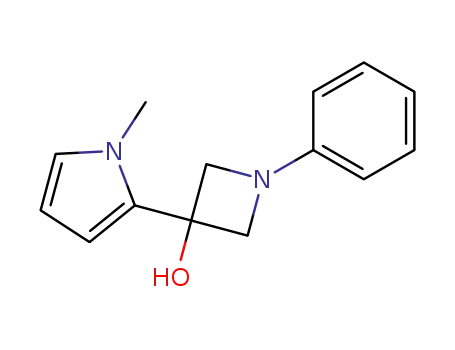 3-(1-methylpyrrol-2-yl)-1-phenylazetidin-3-ol