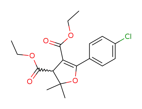 5-(4-Chloro-phenyl)-2,2-dimethyl-2,3-dihydro-furan-3,4-dicarboxylic acid diethyl ester