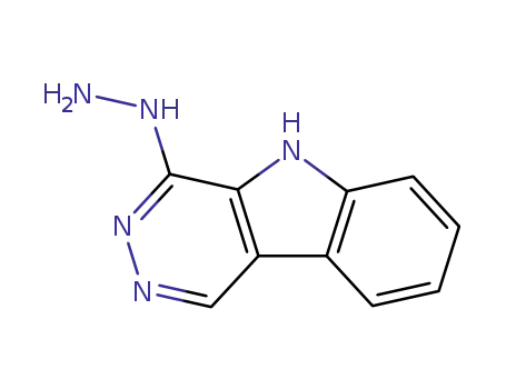 Molecular Structure of 74377-94-9 (4-hydrazino-5H-pyridazino[4,5-b]indole)