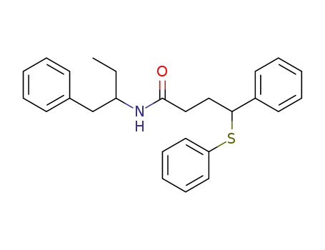 N-(1-Benzyl-propyl)-4-phenyl-4-phenylsulfanyl-butyramide