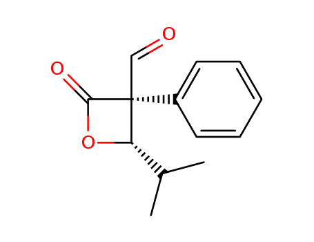 (2S,3R)-2-Isopropyl-4-oxo-3-phenyl-oxetane-3-carbaldehyde