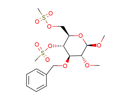 Methanesulfonic acid (2R,3R,4R,5R,6R)-4-benzyloxy-2-methanesulfonyloxymethyl-5,6-dimethoxy-tetrahydro-pyran-3-yl ester
