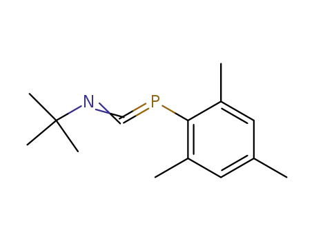 Molecular Structure of 87218-75-5 (Phosphine, [(1,1-dimethylethyl)carbonimidoyl](2,4,6-trimethylphenyl))