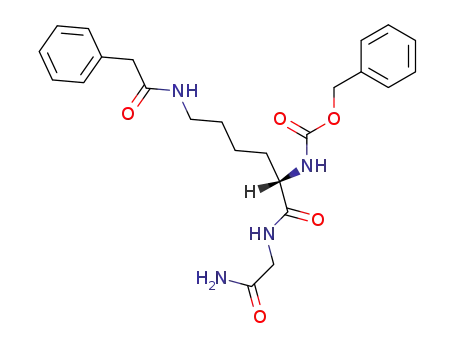 Molecular Structure of 80442-94-0 (N<sup>α</sup>-benzyloxycarbonyl-N<sup>ε</sup>-phenylacetyl-L-lysyl-glycine amide)