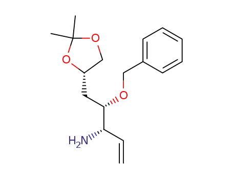(S)-1-[(S)-1-Benzyloxy-2-((S)-2,2-dimethyl-[1,3]dioxolan-4-yl)-ethyl]-allylamine