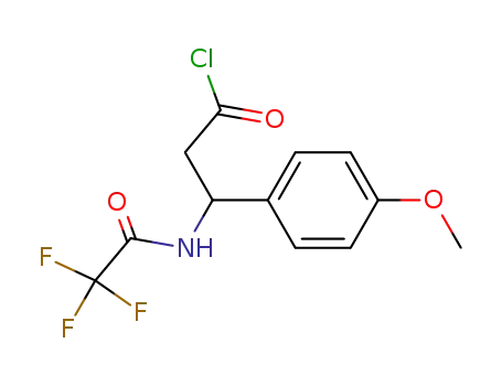 3-(4-Methoxy-phenyl)-3-(2,2,2-trifluoro-acetylamino)-propionyl chloride