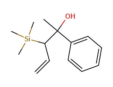 Benzenemethanol, a-methyl-a-[1-(trimethylsilyl)-2-propenyl]-