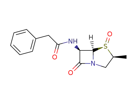 (1S,2S,5R,6R)-2-methyl-6-phenylacetamidopenam 1-oxide