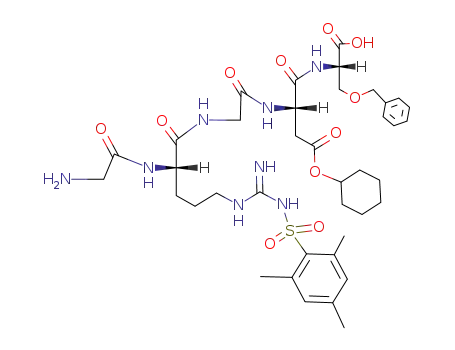Molecular Structure of 132304-03-1 (C<sub>39</sub>H<sub>56</sub>N<sub>8</sub>O<sub>11</sub>S)