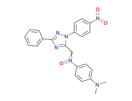 4-(Dimethylamino)-N-<<1-(4-nitrophenyl)-3-phenyl-1,2,4-triazol-5-yl>methylen>anilin-N-oxid