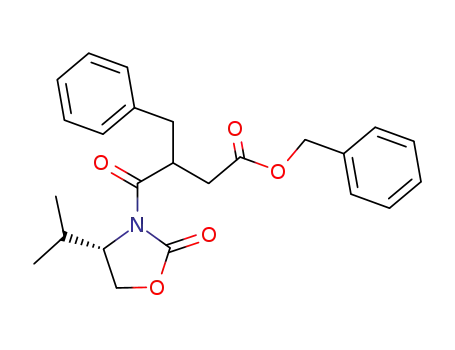 3-Benzyl-4-((S)-4-isopropyl-2-oxo-oxazolidin-3-yl)-4-oxo-butyric acid benzyl ester
