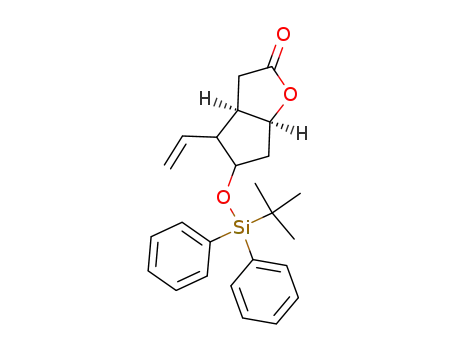 2H-Cyclopenta[b]furan-2-one,
5-[[(1,1-dimethylethyl)diphenylsilyl]oxy]-4-ethenylhexahydro-