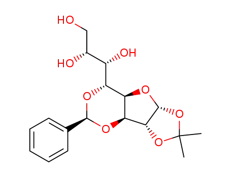 3,5-O-benzylidene-1,2-O-isopropylidene-α-D-threo-D-gluco-octofuranose