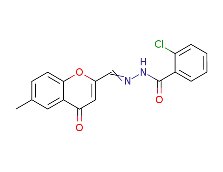 2-Chloro-benzoic acid [1-(6-methyl-4-oxo-4H-chromen-2-yl)-meth-(Z)-ylidene]-hydrazide